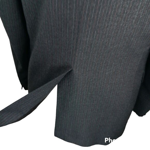 Bradmore Woolf Brothers Suit 40 Gray Pinstripes 2 Button, Trousers W36 - Picture 6 of 14